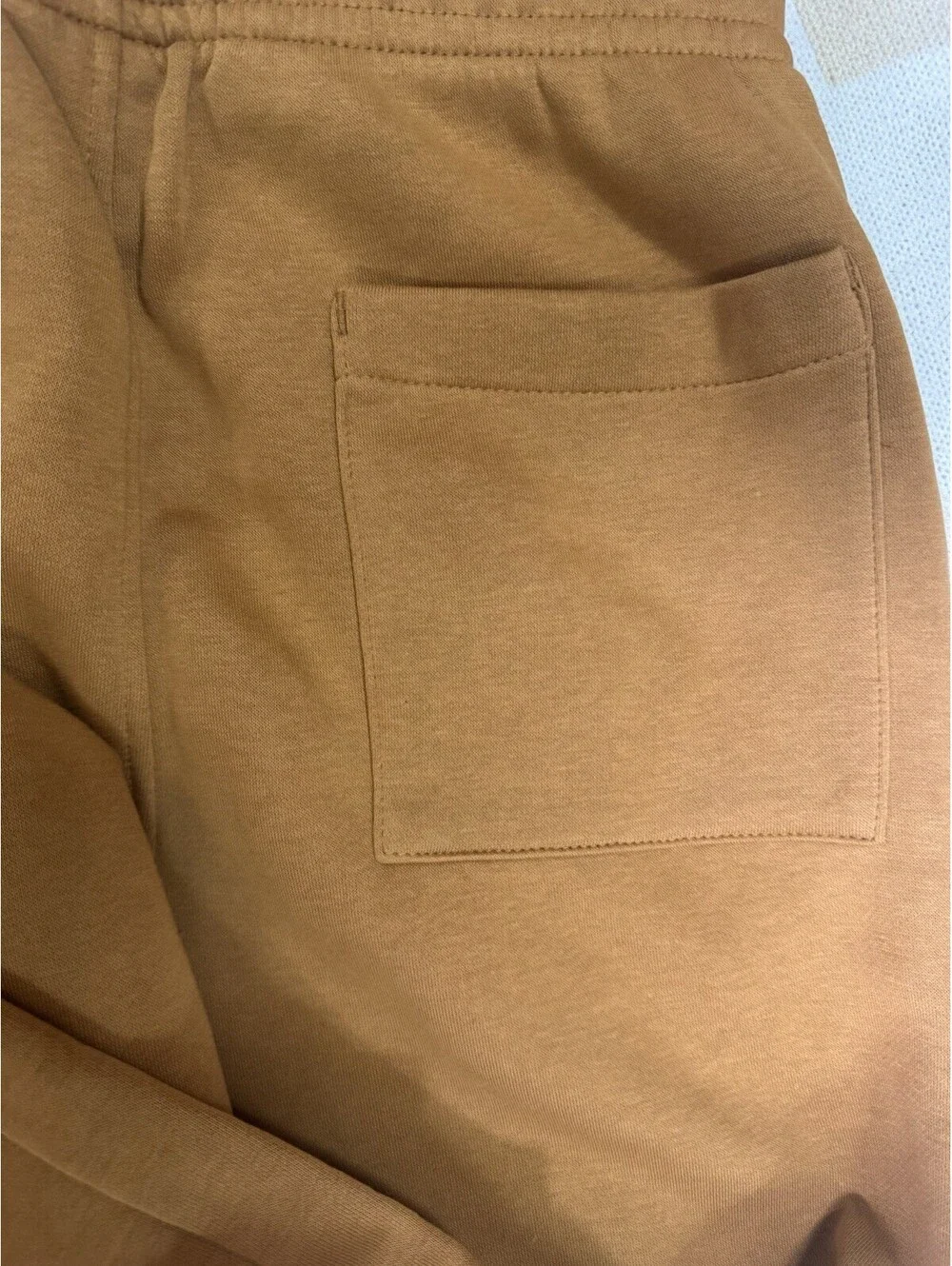 Jordan Men's Brown Fleece Jogger Pants Standard Fit M Drawstring Pockets
